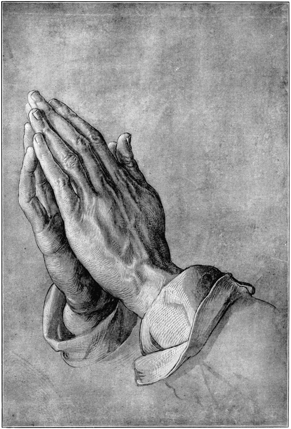 Hands of an apostle