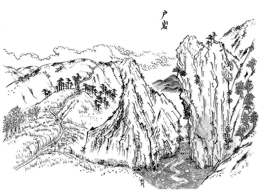 神戸岩の絵