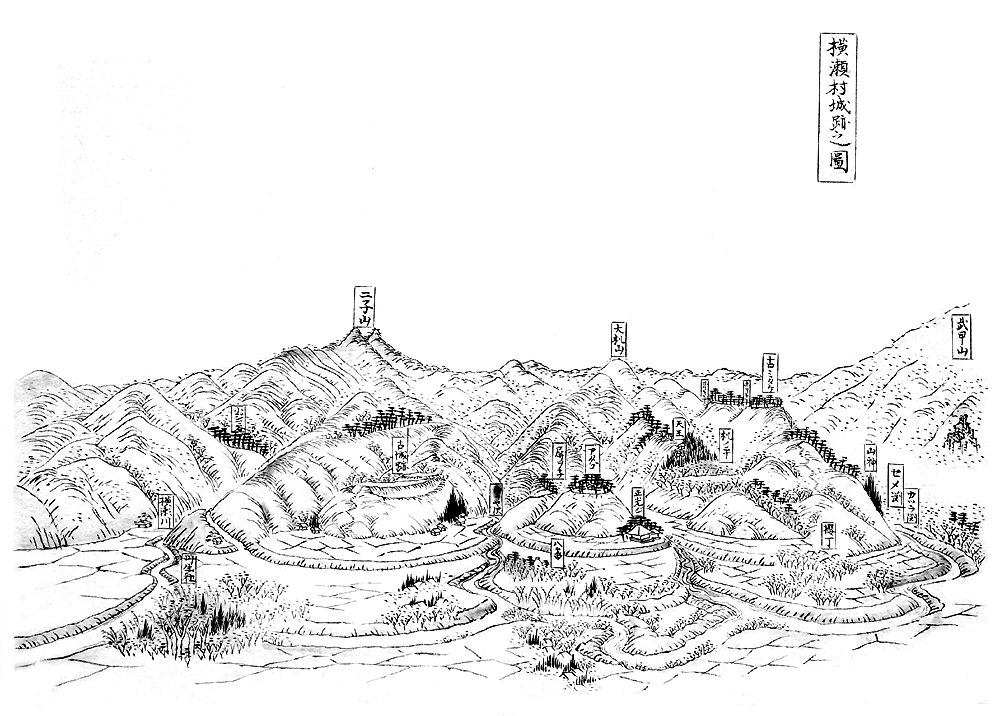 横瀬村城跡の絵